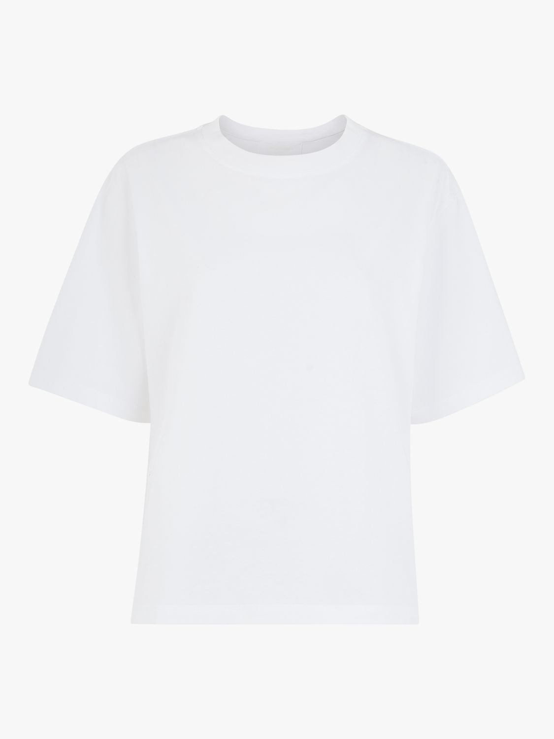 Buy Whistles Boyfriend Oversized T-Shirt, White Online at johnlewis.com