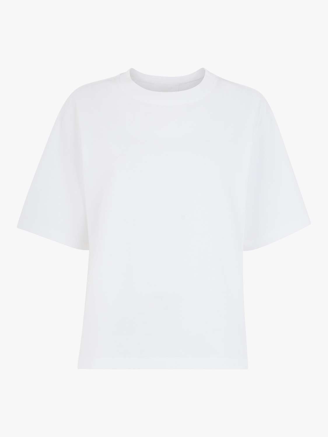 Buy Whistles Boyfriend Oversized T-Shirt, White Online at johnlewis.com