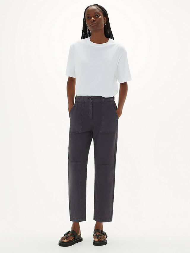 Whistles Alice Pocket Detail Casual Trousers, Navy