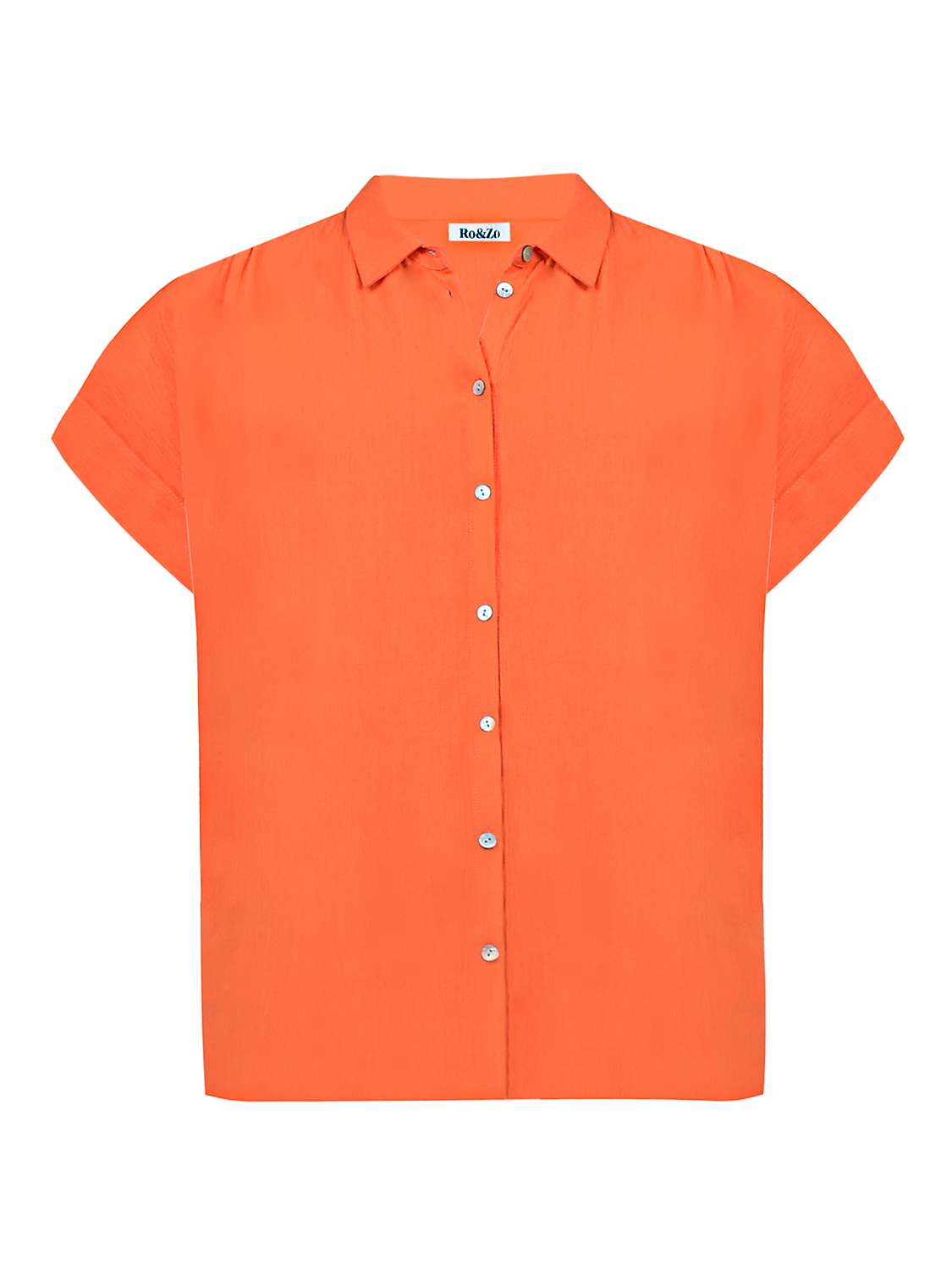 Buy Ro&Zo Crinkle Grown On Sleeve Shirt Online at johnlewis.com
