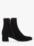 Gabor Abbey Suede Ankle Boots, Black