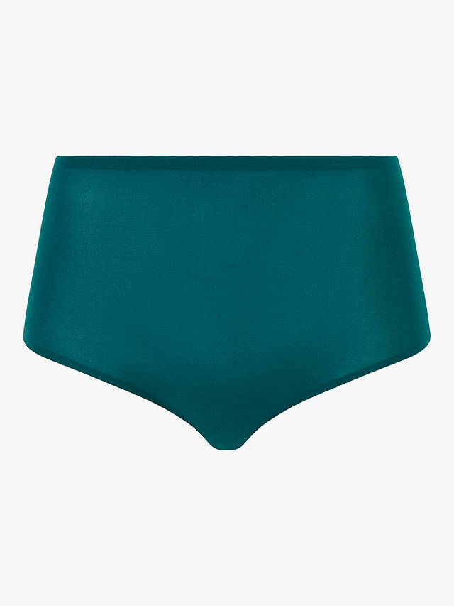 Chantelle Soft Stretch High Waisted Knickers, Oriental Green