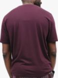 Cyberjammies Spencer Short Sleeve Jersey T-Shirt, Burgundy, Burgundy