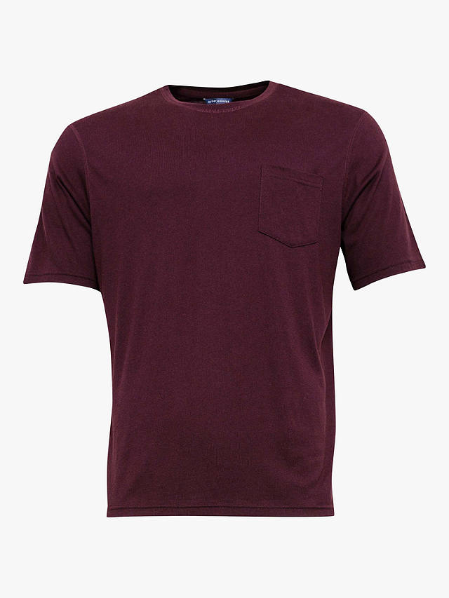 Cyberjammies Spencer Short Sleeve Jersey T-Shirt, Burgundy