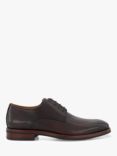 Dune Sinclairs Lace Up Gibson Shoes, Dark Brown-leather