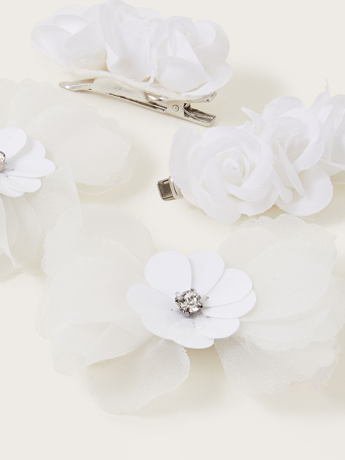 Monsoon Kids' Bridesmaid Hair Clip, Ivory, One Size