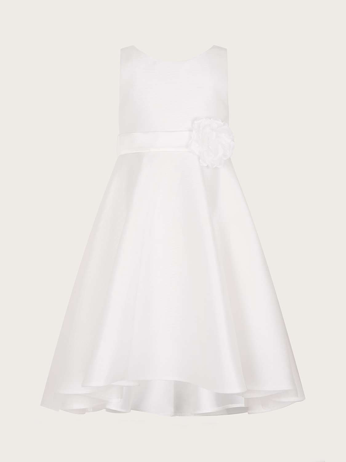 Buy Monsoon Kids' Tuberose High Low Bridesmaid Dress, Pink Online at johnlewis.com