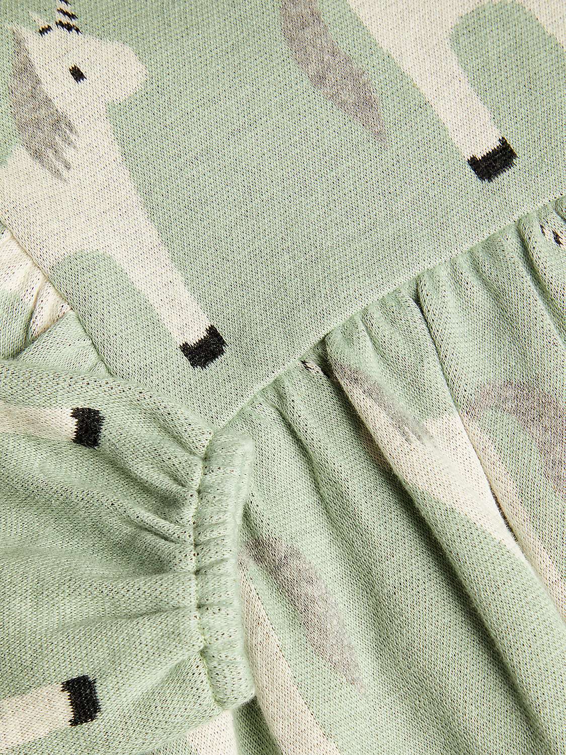 Buy Monsoon Baby Unicorn Sweatshirt Dress, Green Online at johnlewis.com