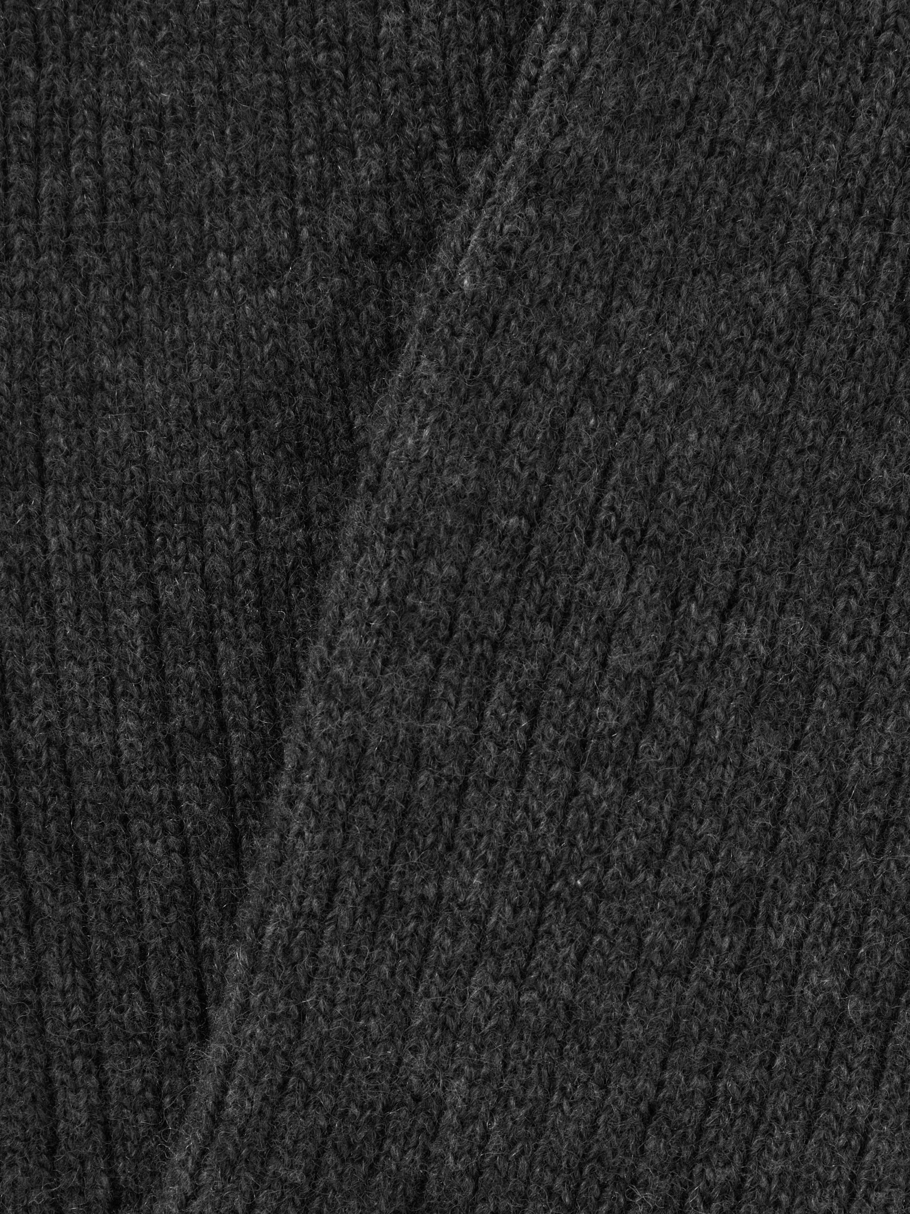 John Lewis Cashmere Rich Bed Socks, Charcoal at John Lewis & Partners