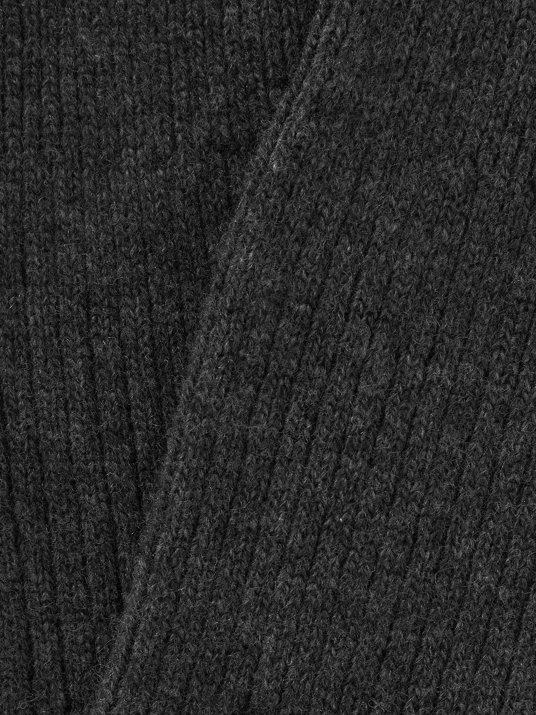 John Lewis Cashmere Rich Bed Socks, Charcoal at John Lewis & Partners
