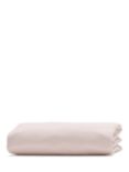 Bedfolk Relaxed Cotton Standard Fitted Sheets, Rose