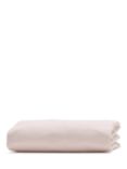 Bedfolk Relaxed Cotton Flat Sheets, Rose