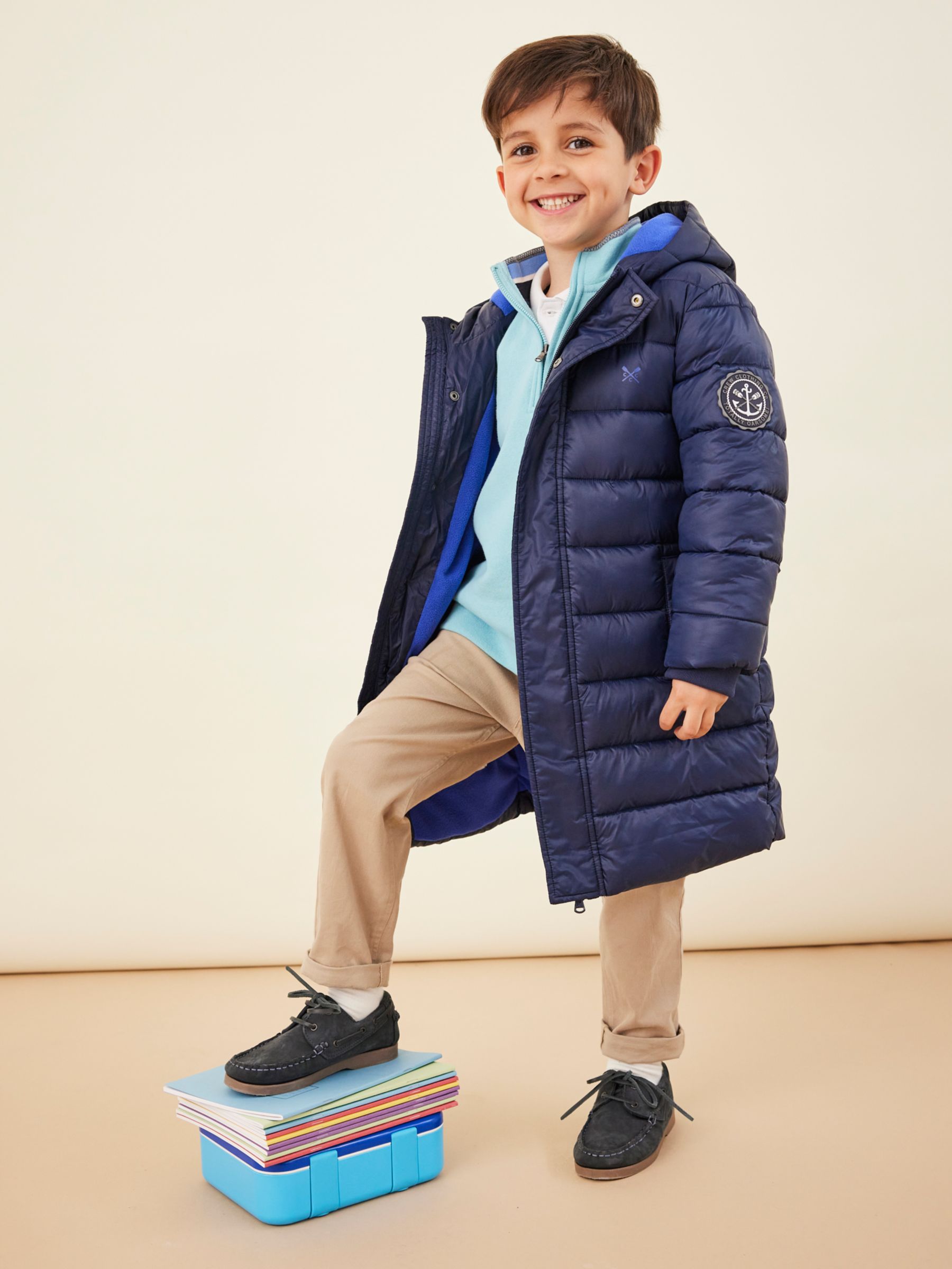 Boys longline hot sale coat