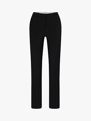 HUGO BOSS Tameah Tailored Fit Trousers, Black