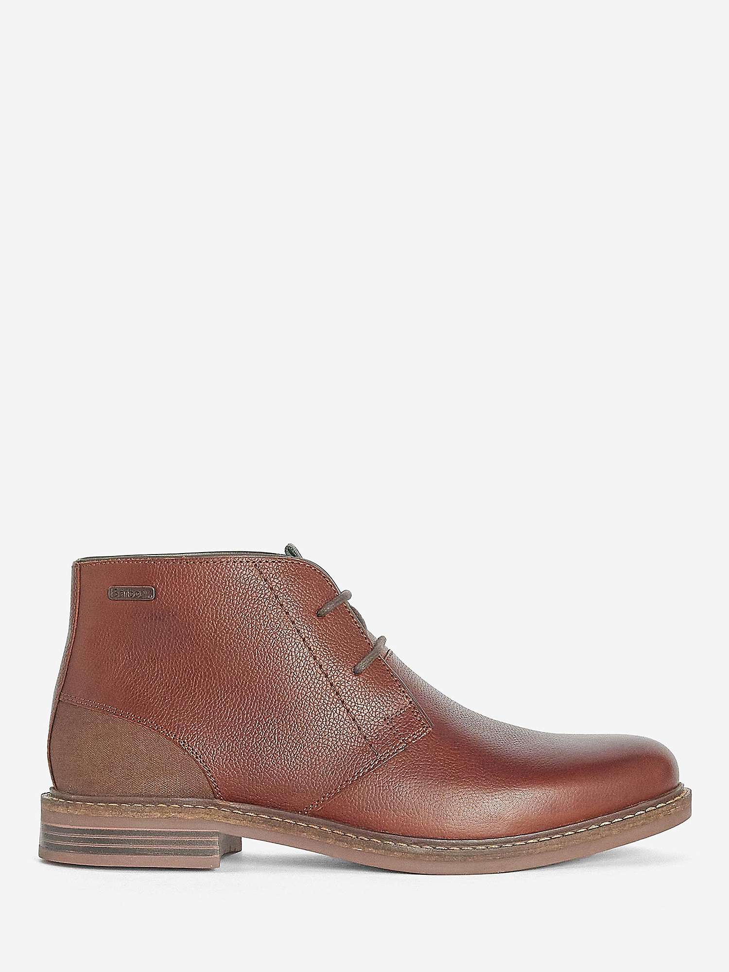 Barbour Redhead Suede Chukka Boots, Teak at John Lewis & Partners