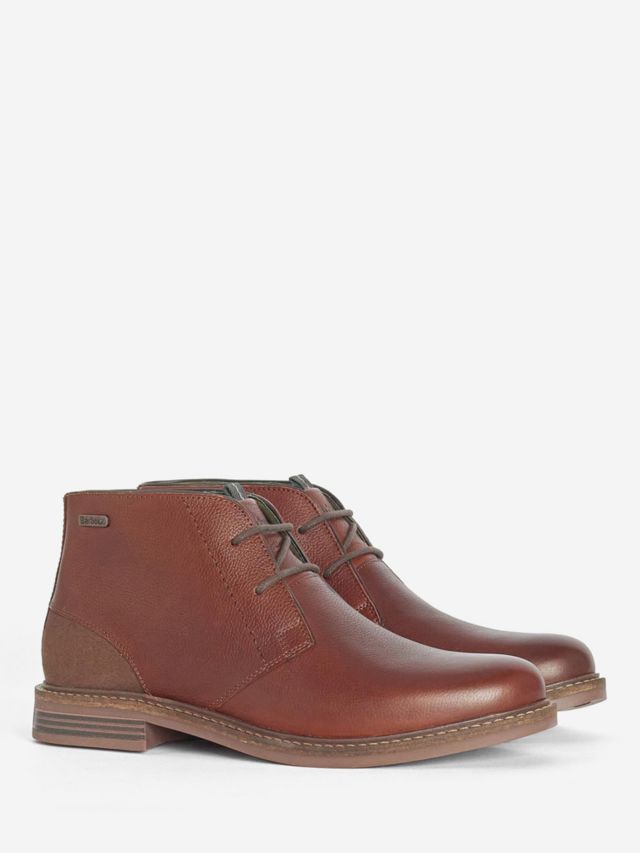 Barbour Redhead Suede Chukka Boots, Teak, 7