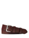 Polo Ralph Lauren Timeless Polished Leather Belt, Brown