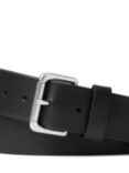 Polo Ralph Lauren Leather Roller Buckle Belt, Black