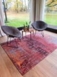 Louis De Poortere Streaks Nassau Rose Rug, Mid Red