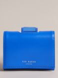 Ted Baker Rozza Small Crystal Matte Leather Purse, Bright Blue