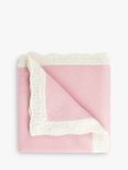 Trotters Baby Frill Trim Cashmere Blanket