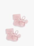 Trotters Baby Wool Blend Little Booties, Pale Pink
