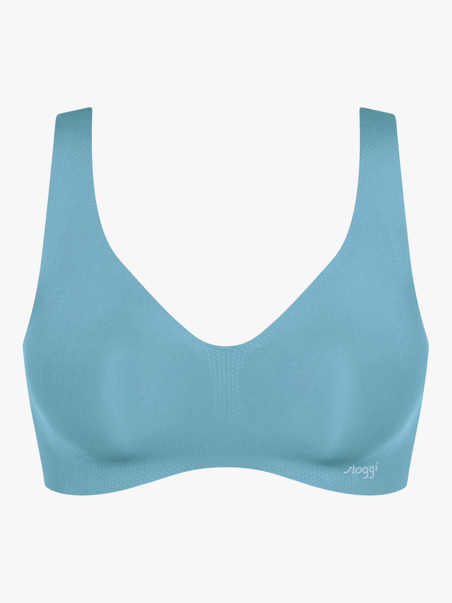 sloggi ZERO Feel Bralette, Blue Lake at John Lewis & Partners