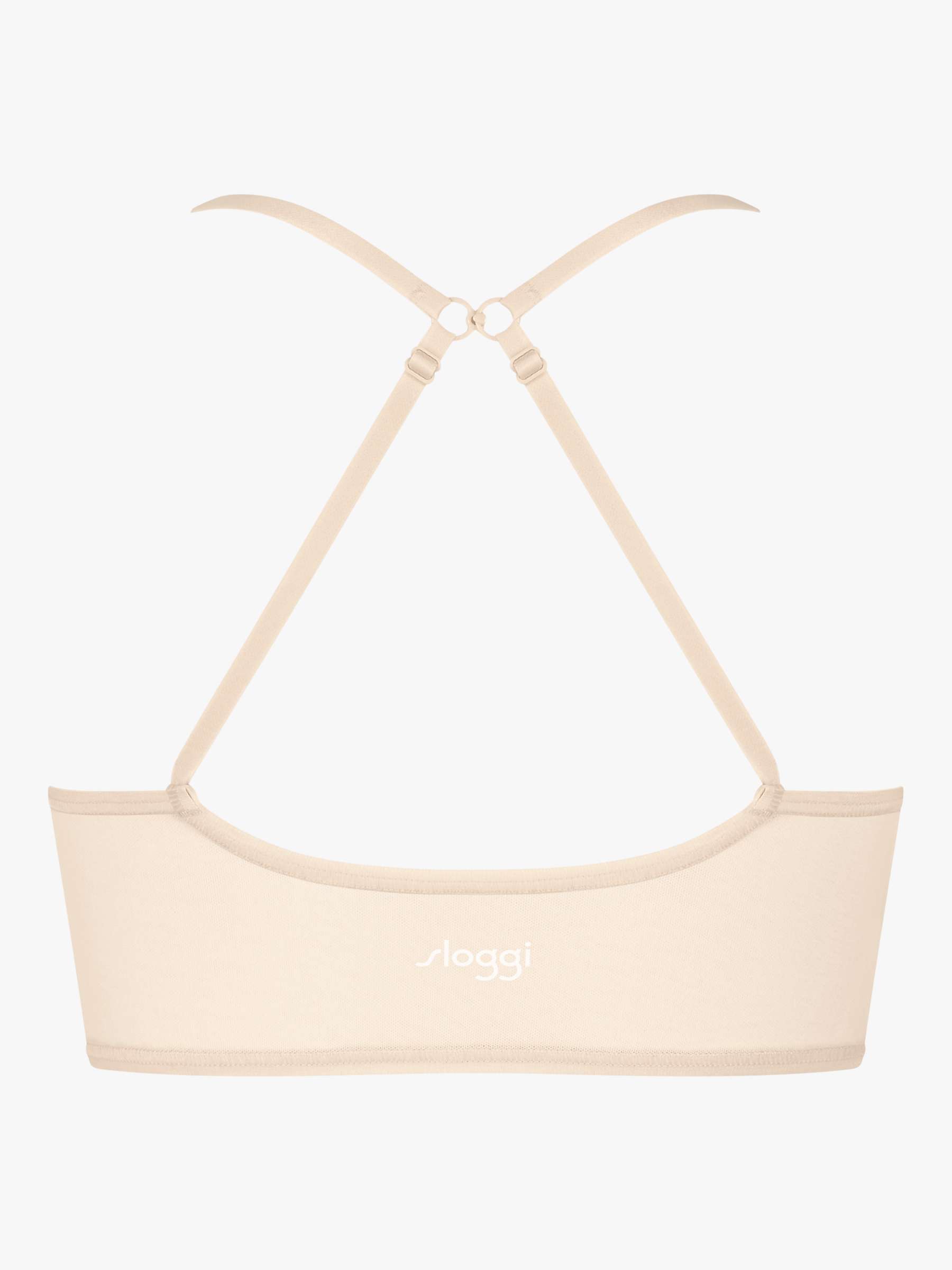 Buy sloggi Soft Adapt Crop Top, Naturel Online at johnlewis.com