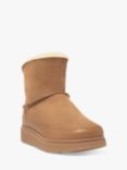 FitFlop Sheepskin Ankle Boots, Desert Tan/Cream