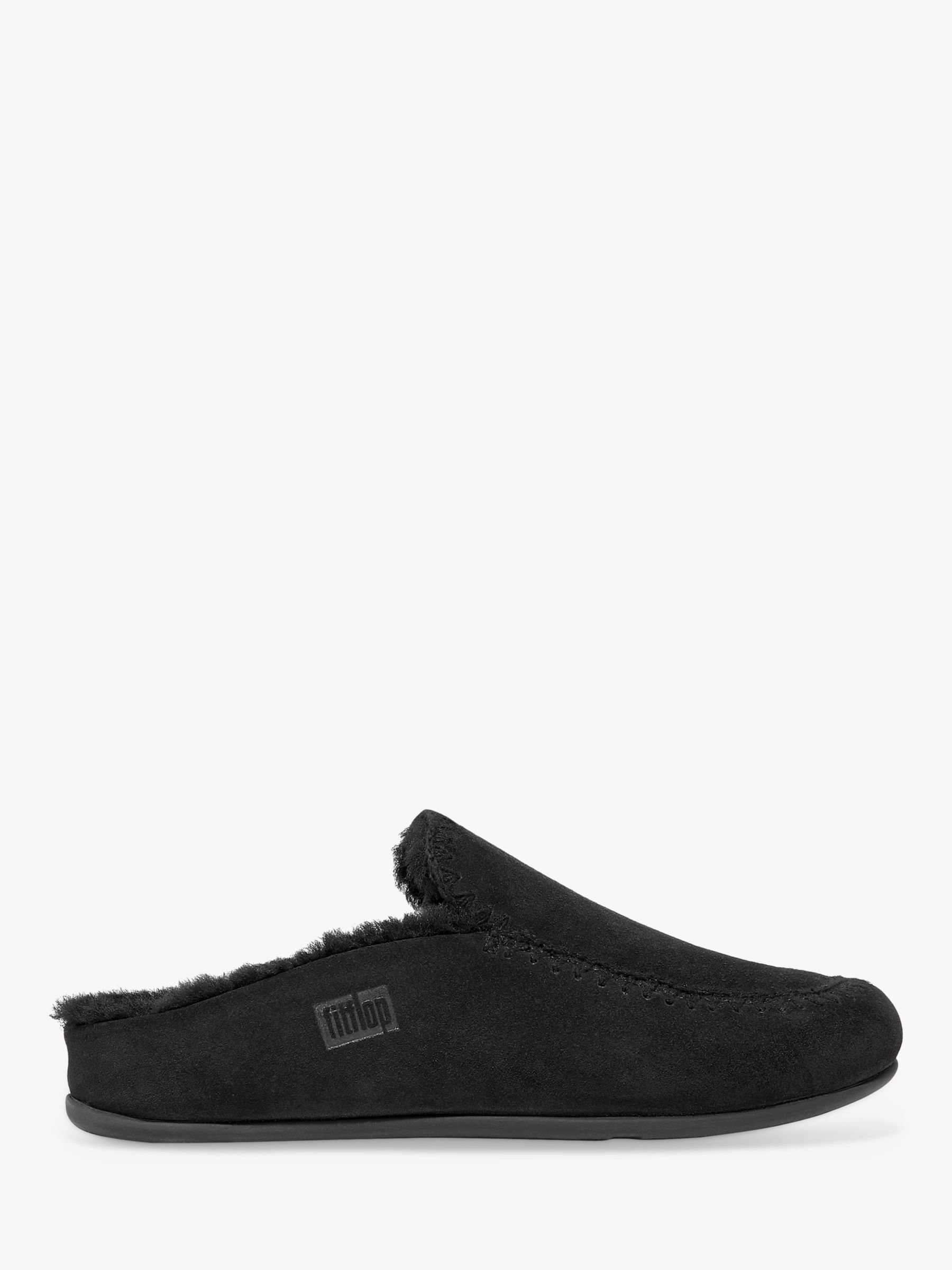 Buy FitFlop Chrissie II Haus Crochet Stitch Shearling Slippers Online at johnlewis.com