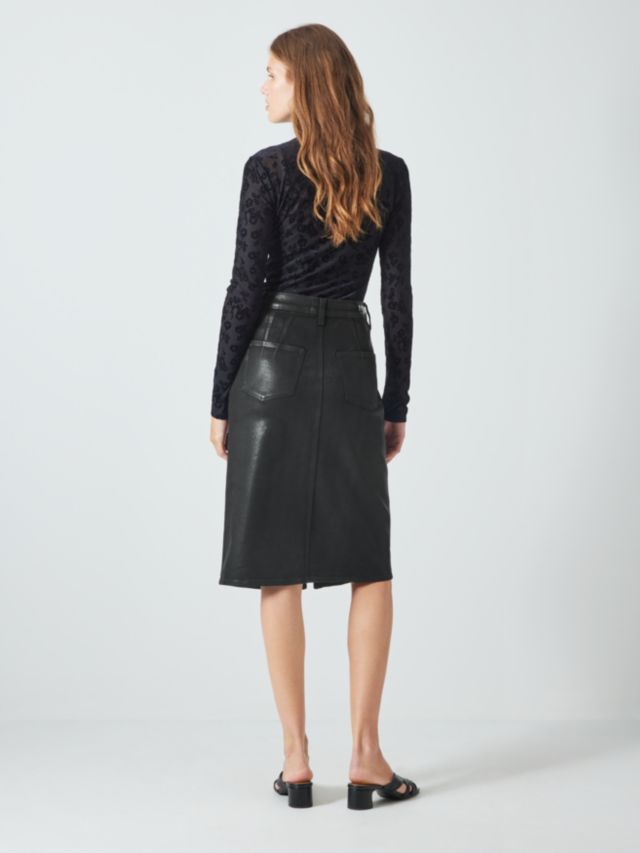 Paige skirt shop coat black