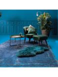 Louis De Poortere Medallion Rug, Blue