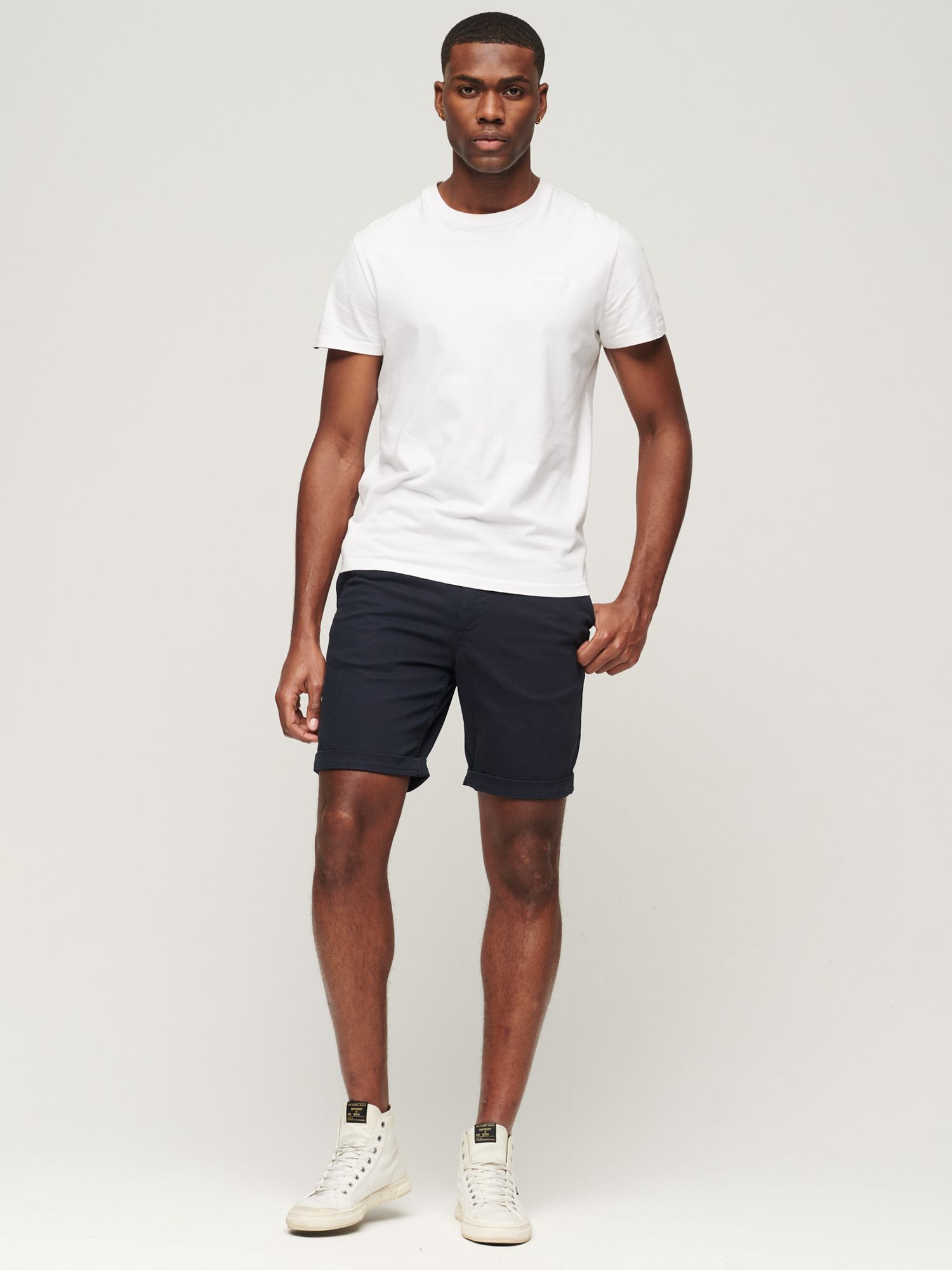 Superdry Officer Shorts, Eclipse Navy, 34R
