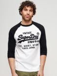 Superdry Vintage Logo Store Raglan Long Sleeve Top