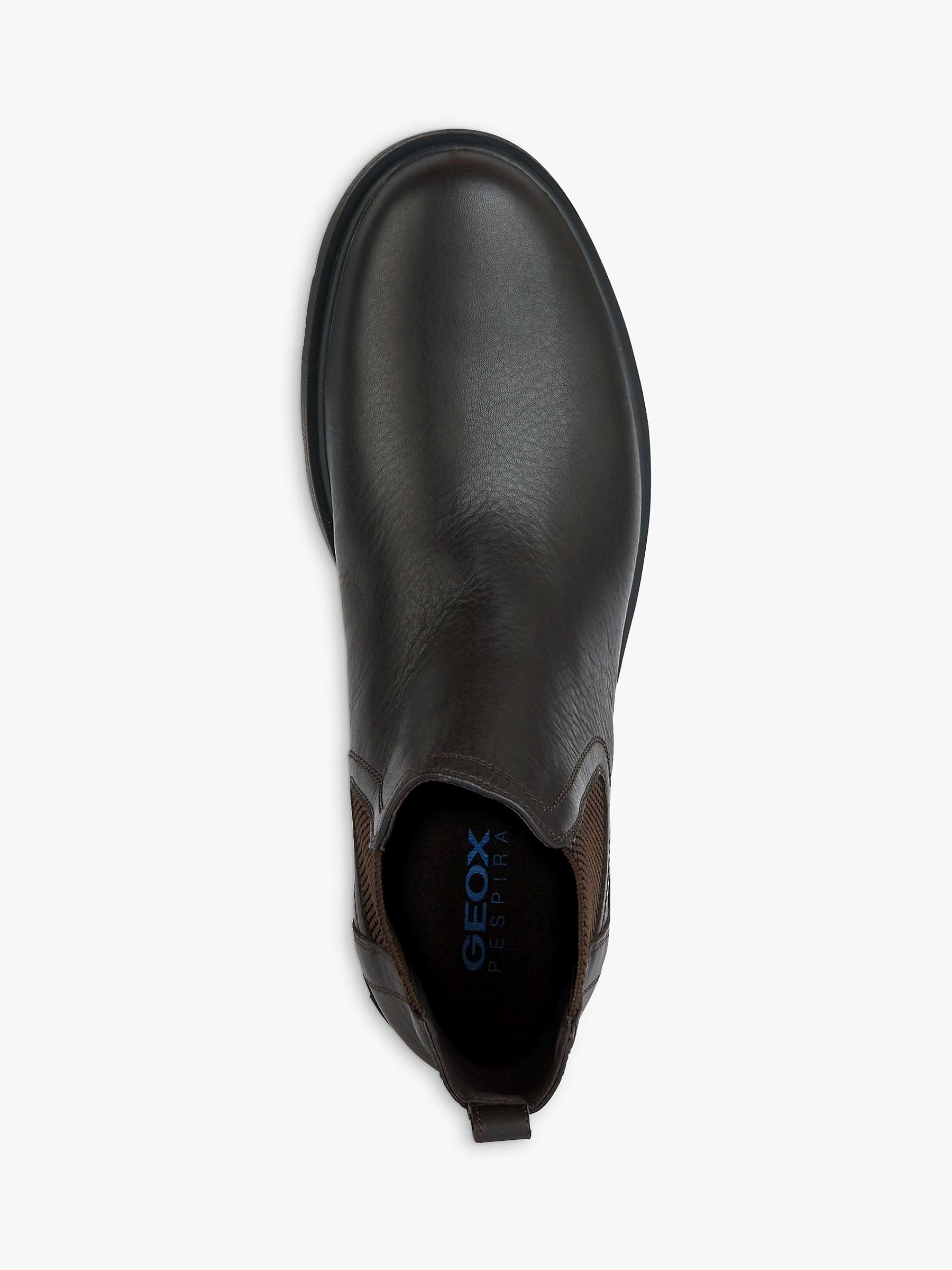Buy Geox Spherica Wide Fit EC1 Leather Chelsea Boot, Coffee Online at johnlewis.com