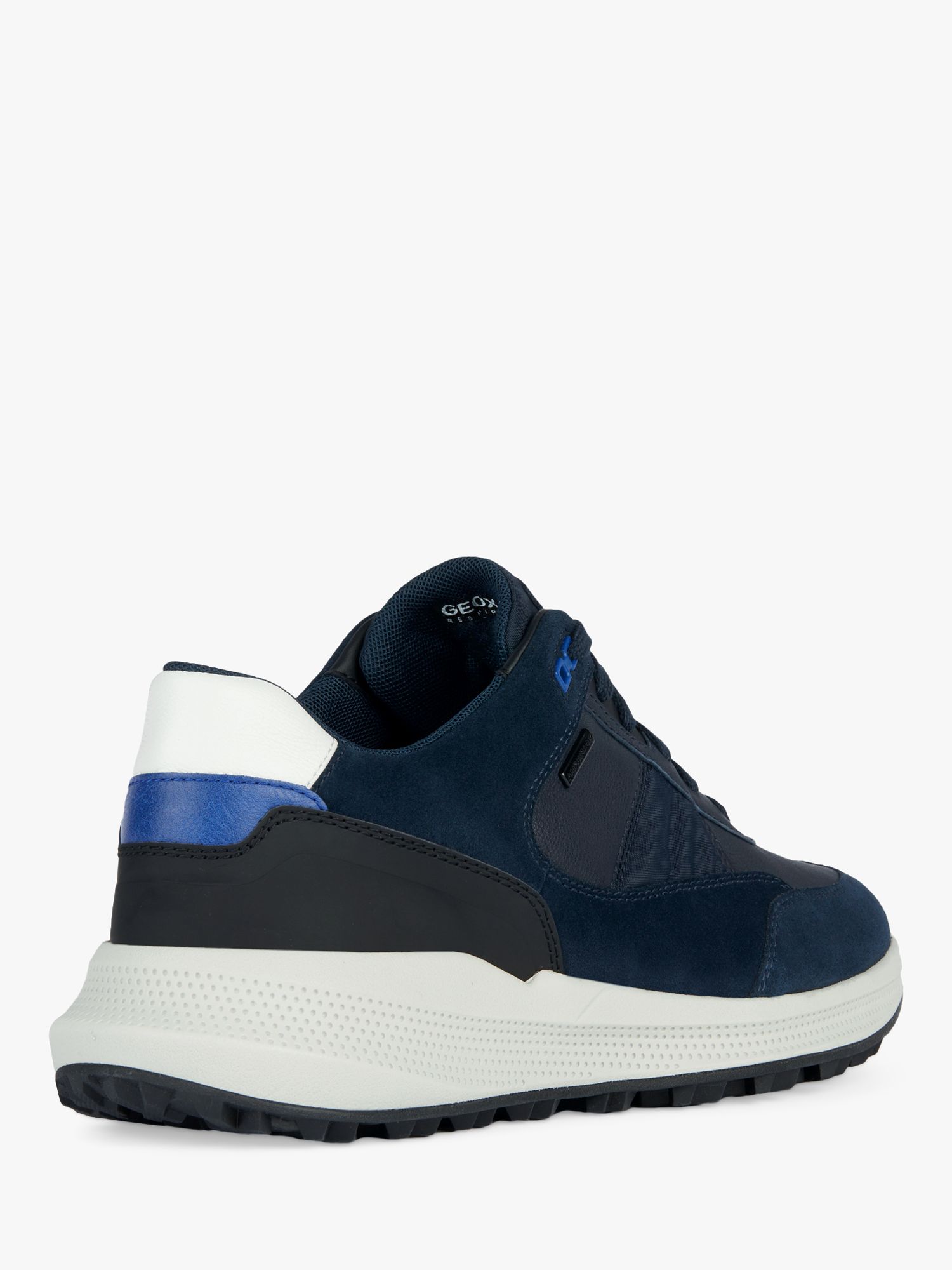 Geox Wide Fit PG1X ABX Men's Trainers, Navy at John Lewis & Partners