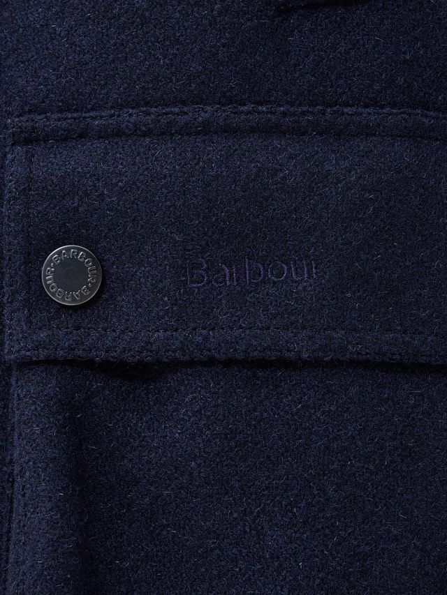 Barbour wool jacket kids hot sale navy