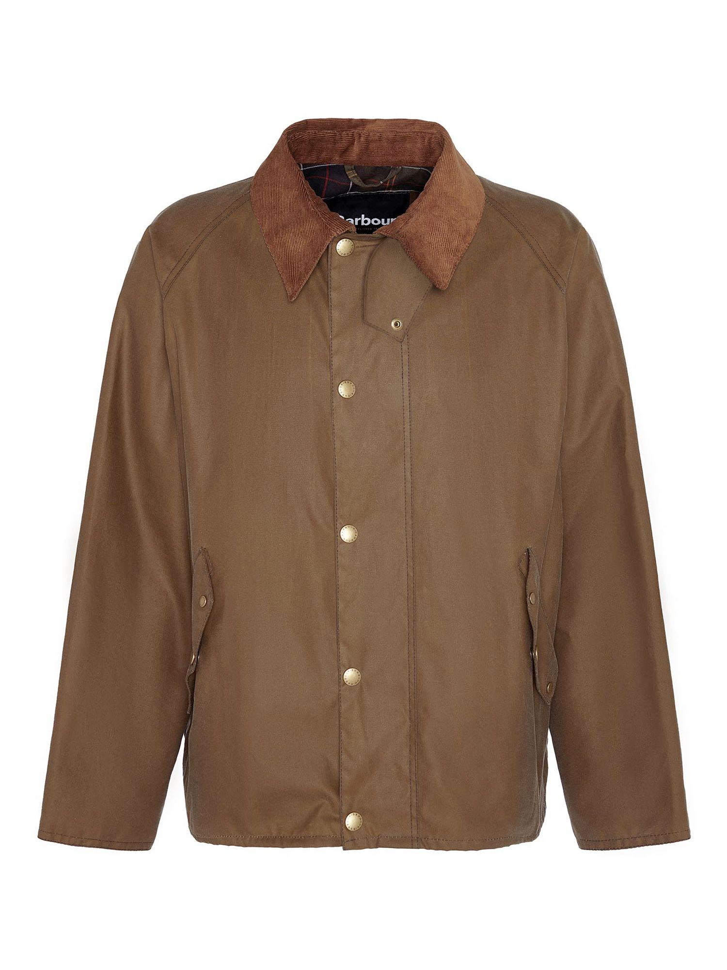Barbour Tomorrow's Archive Beaufordale Wax Jacket, Sand at John Lewis ...