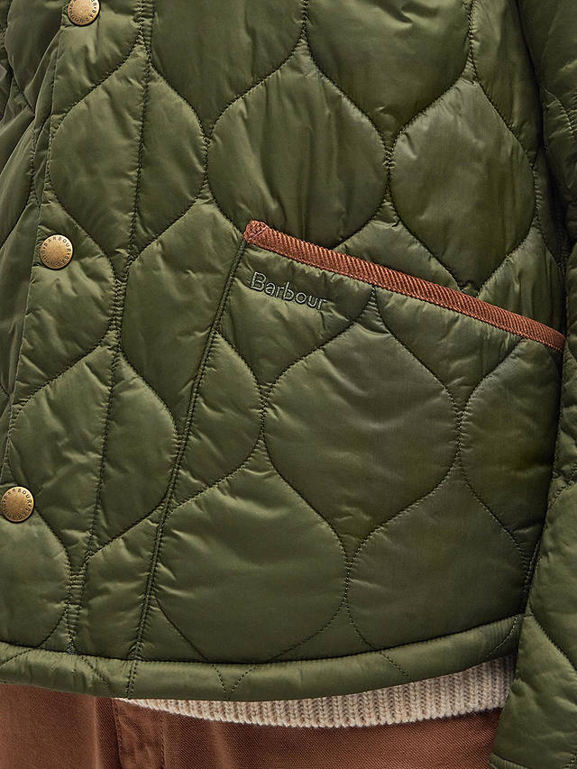 Barbour Tomorrow's Archive Malyk Quilted Jacket, Military Green