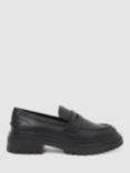 Reiss Adele Leather Chunky Cleated Loafers