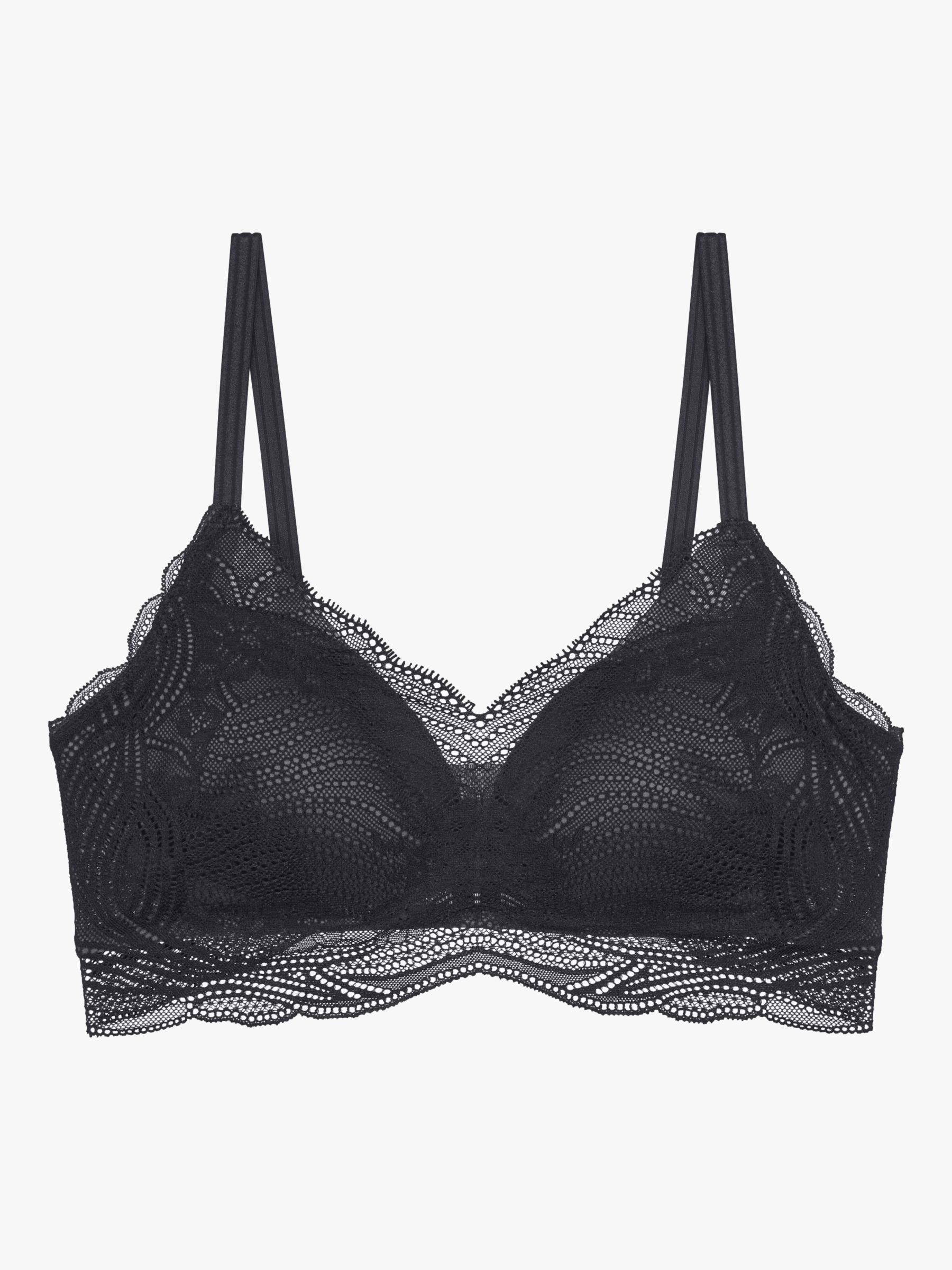 Triumph Fit Smart Non Wired Bra, Black at John Lewis & Partners