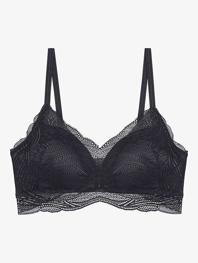 Triumph Fit Smart Non Wired Bra, Black at John Lewis & Partners