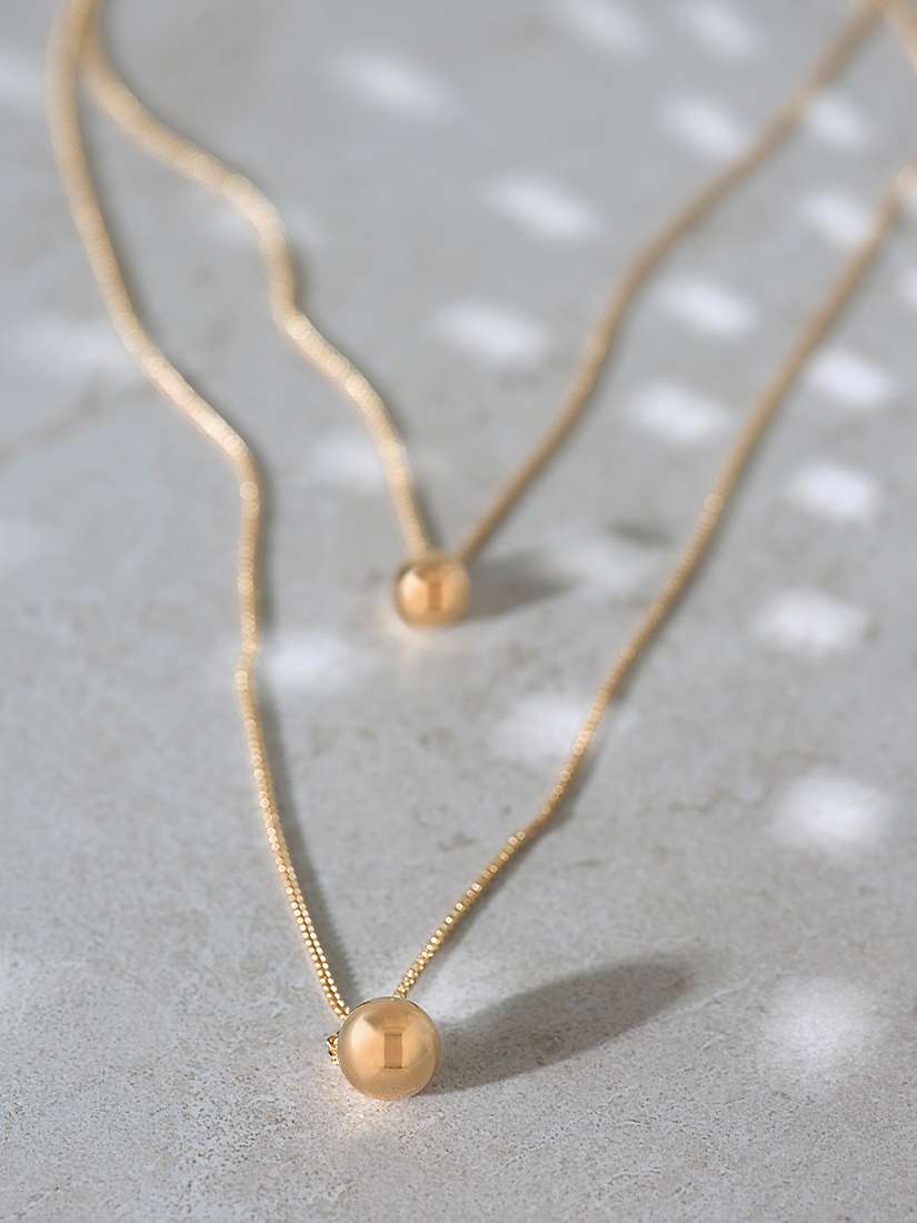 Buy Mint Velvet Double Layer Sphere Necklace Online at johnlewis.com