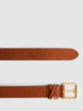 Reiss Annie Roller Bar Buckle Leather Belt