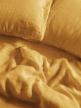 Bedfolk 100% Linen Bedding, Ochre