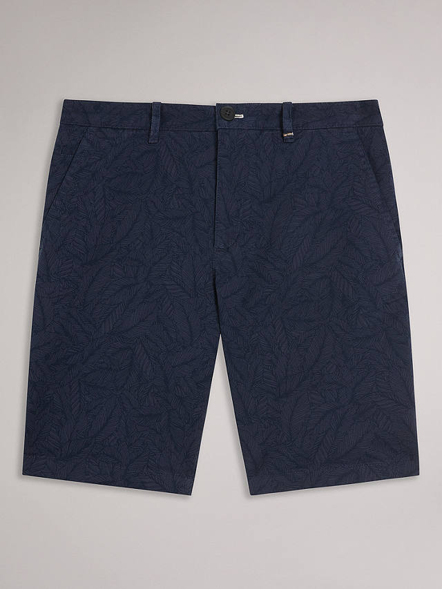 Ted Baker Pinna Printed Leaf Short, Navy