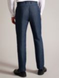 Ted Baker Taylort Slim Linen Wool Trousers, Blue Navy
