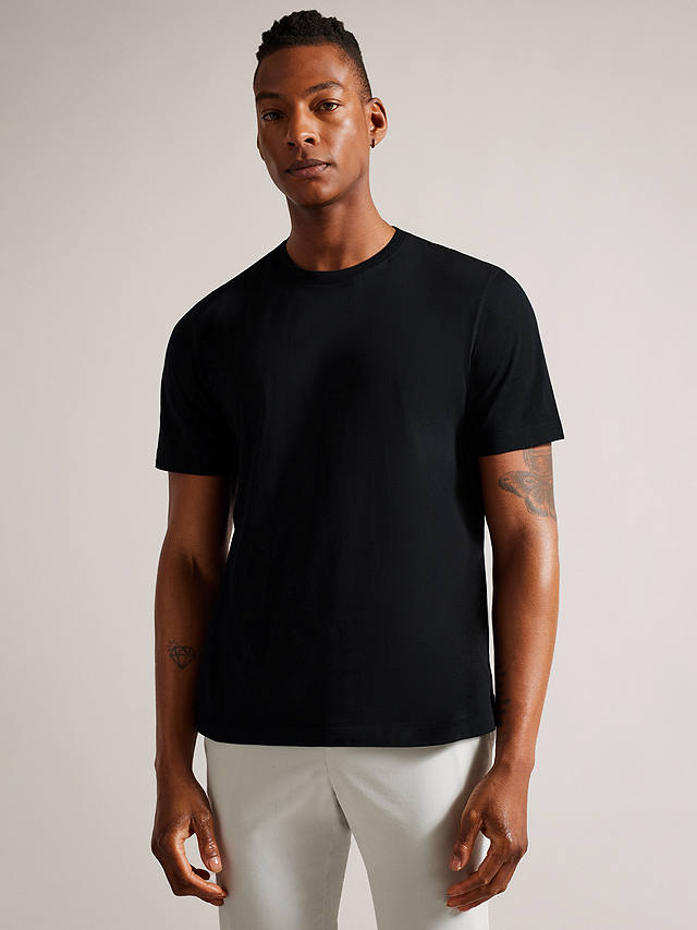Ted Baker Tywinn Cotton T-Shirt, Black Black