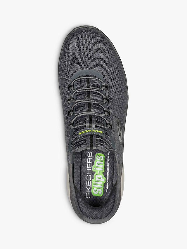 Skechers Slip-ins: Summits Trainers, Charcoal at John Lewis & Partners