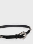 Gerard Darel Jen Leather Belt, Black, Black